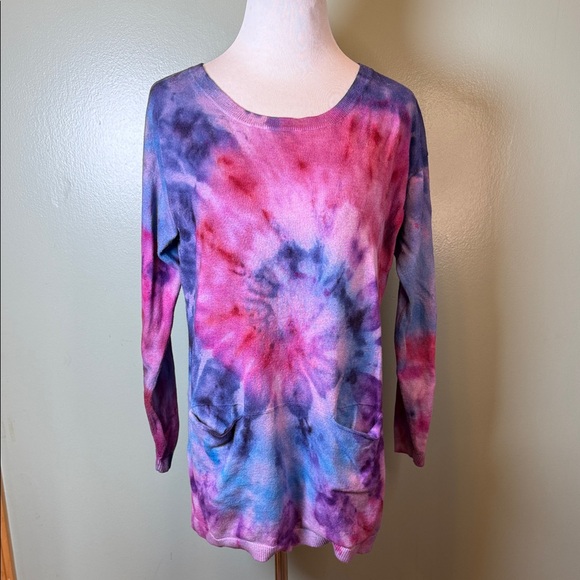 jrsdesignsltd Sweaters - Tie-Dye Long Sleeve Women's Top